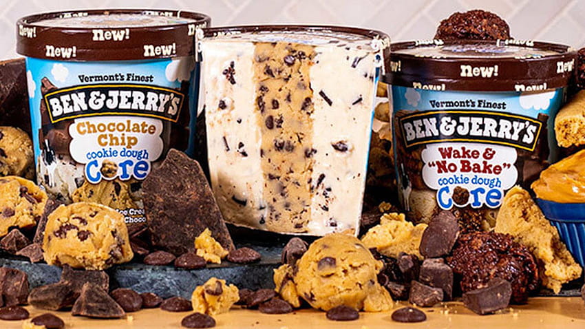 Ben & Jerry's Introduces 3 New Cookie Dough Core Flavors – SheKnows, ben jerrys HD wallpaper