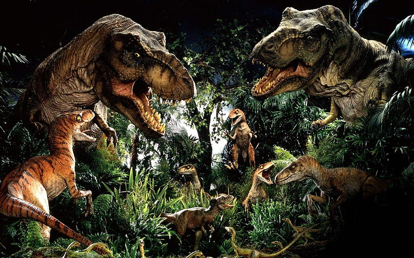 iPhone Jurassic Park Schöner Jurassic Park 3 Spinosaurus, Indominus Rex HD-Hintergrundbild
