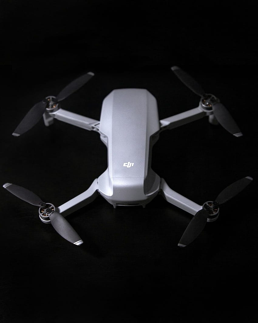 biały i szary dron quadcopter – Machine, mavic mini Tapeta na telefon HD