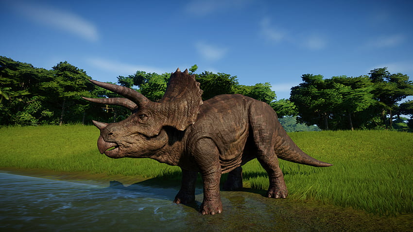 Pin su DinoRama, evoluzione del mondo giurassico del triceratopo Sfondo HD