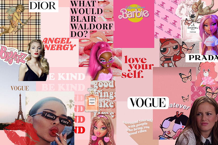 cute pink macbook in 2021, gossip girl HD wallpaper