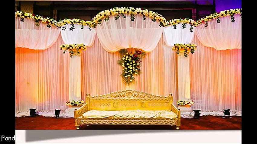 Indian Wedding Stage Decoration desainserbaserbipernikahan.blogspot HD wallpaper
