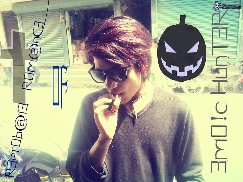 Boy with a cigarette, emo boy HD wallpaper