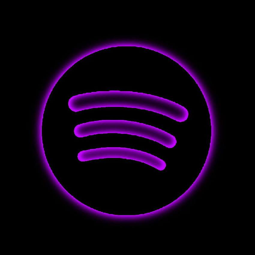 purple spotify logo HD phone wallpaper
