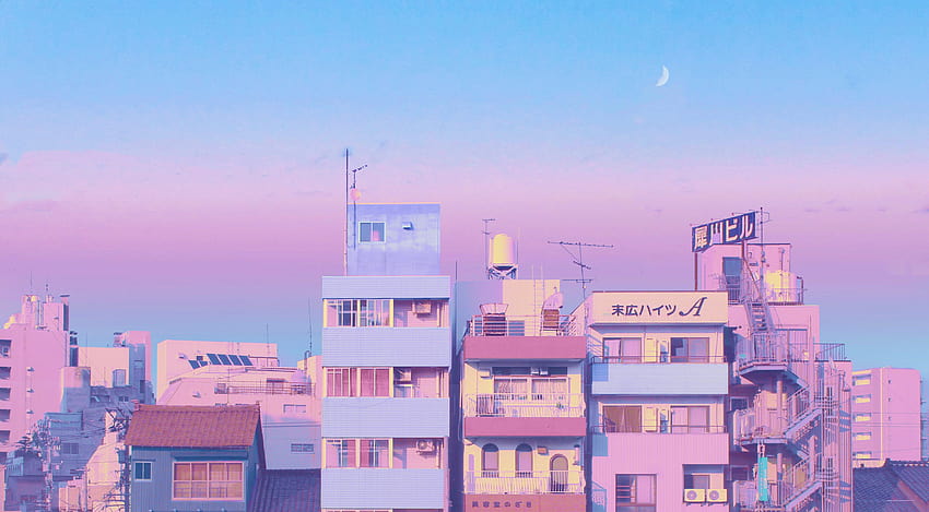 ラップトップアニメの審美的なアニメ – Otosection、ピンクの審美的なアニメ pc 高画質の壁紙