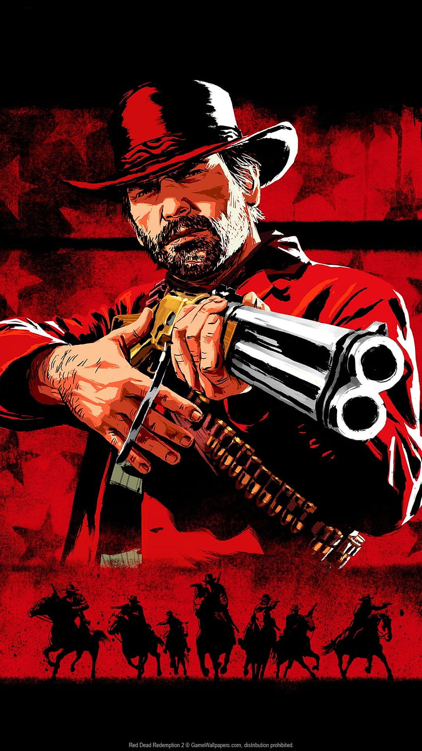 Red Dead Redemption 2 04 Pionowe, czerwone martwe odkupienie 2 na urządzenia mobilne Tapeta na telefon HD