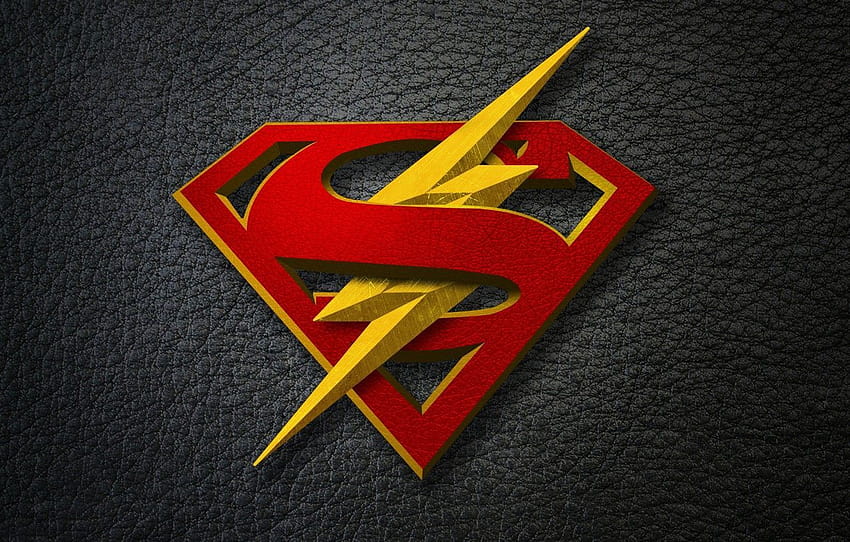 Supergirl Logo, der Blitz und Supergirl HD-Hintergrundbild