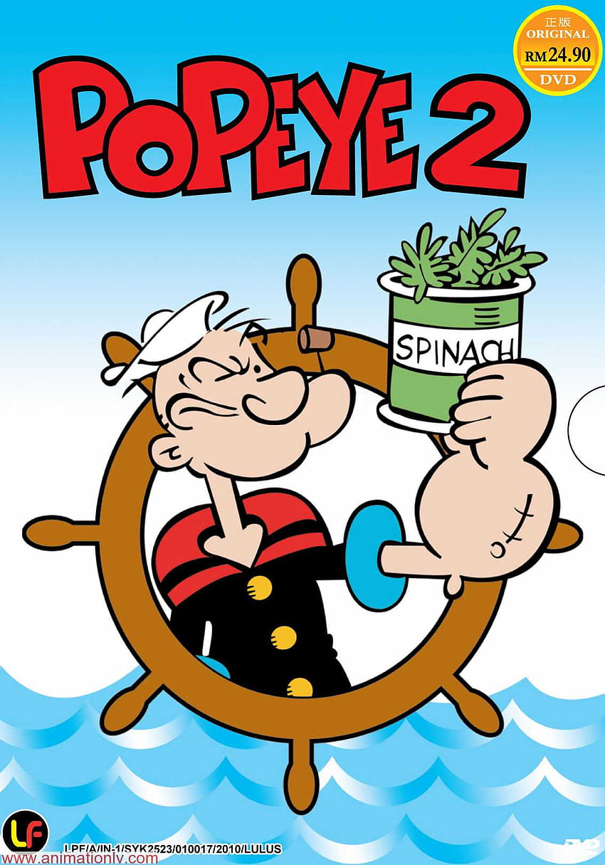 Popeye 2 DVD фонове за Nexus 6 HD тапет за телефон