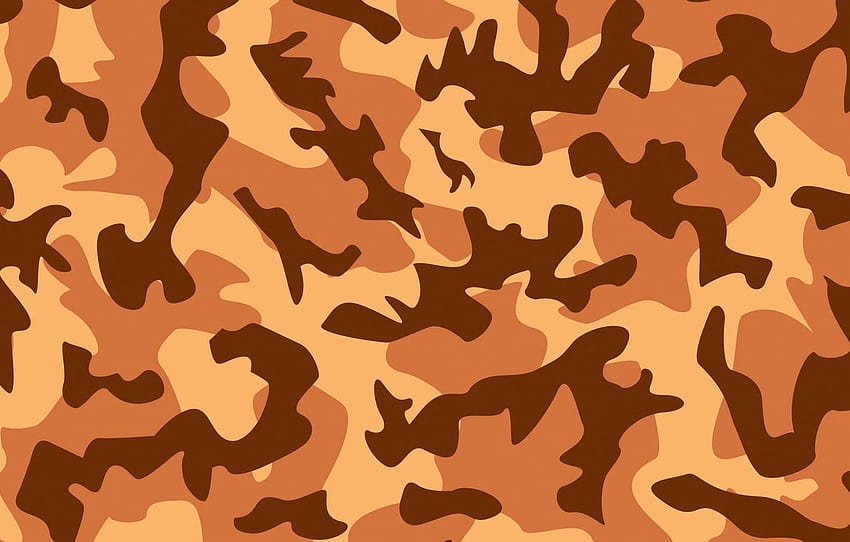 War, Army, Soldier, Texture ...goodfon, orange camo HD wallpaper
