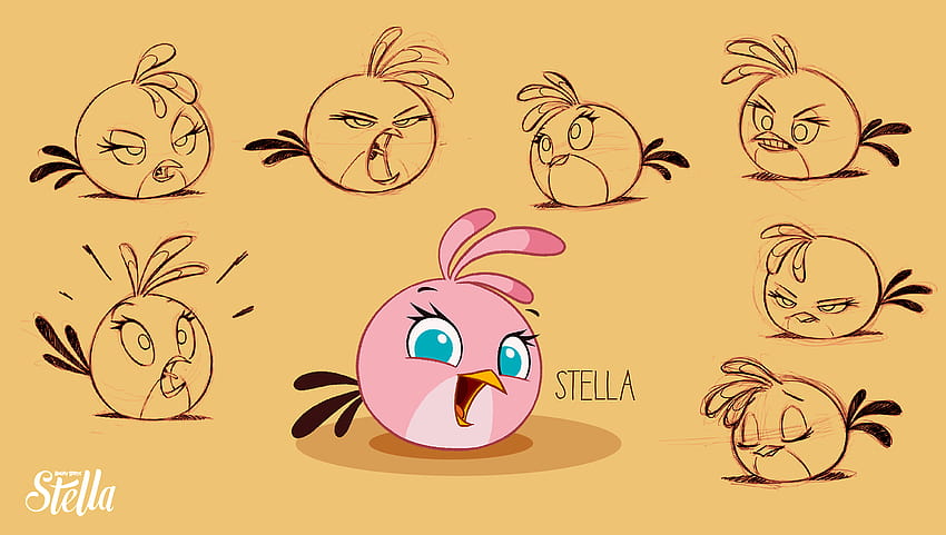 WATCH: Hey Stella! The first lea..., angry birds stella HD wallpaper