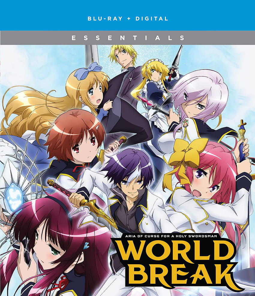 World Break: Aria of Curse for a Holy Swordsman La serie completa [Blu, world break aria of curse for a holy espadachín fondo de pantalla del teléfono