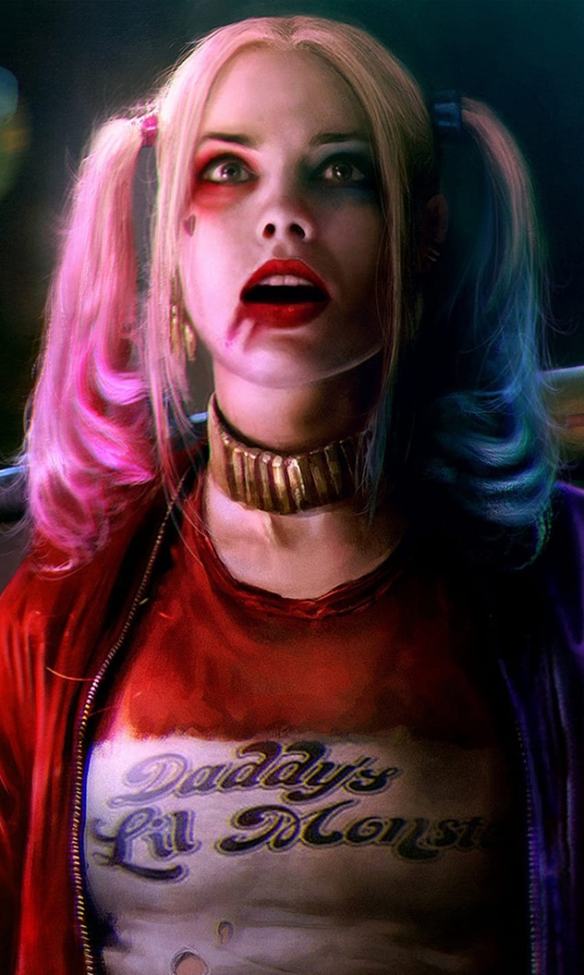 Margot Robbie Harley Quinn & Joker for and Mobiles 768x1280 HD phone wallpaper