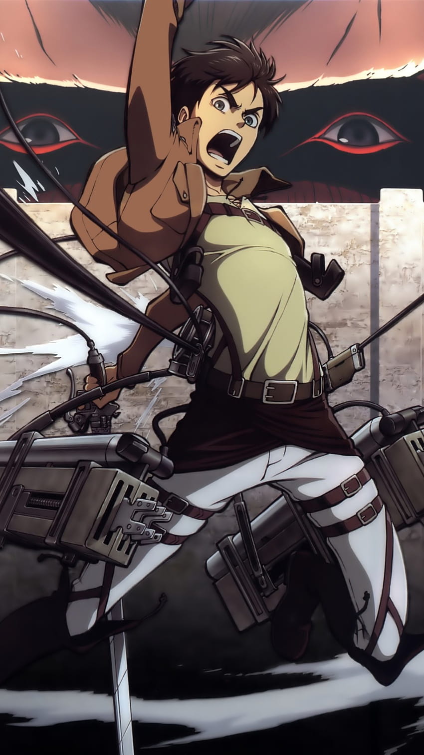 13 Attack on Titan Live, eren yeager phone HD phone wallpaper