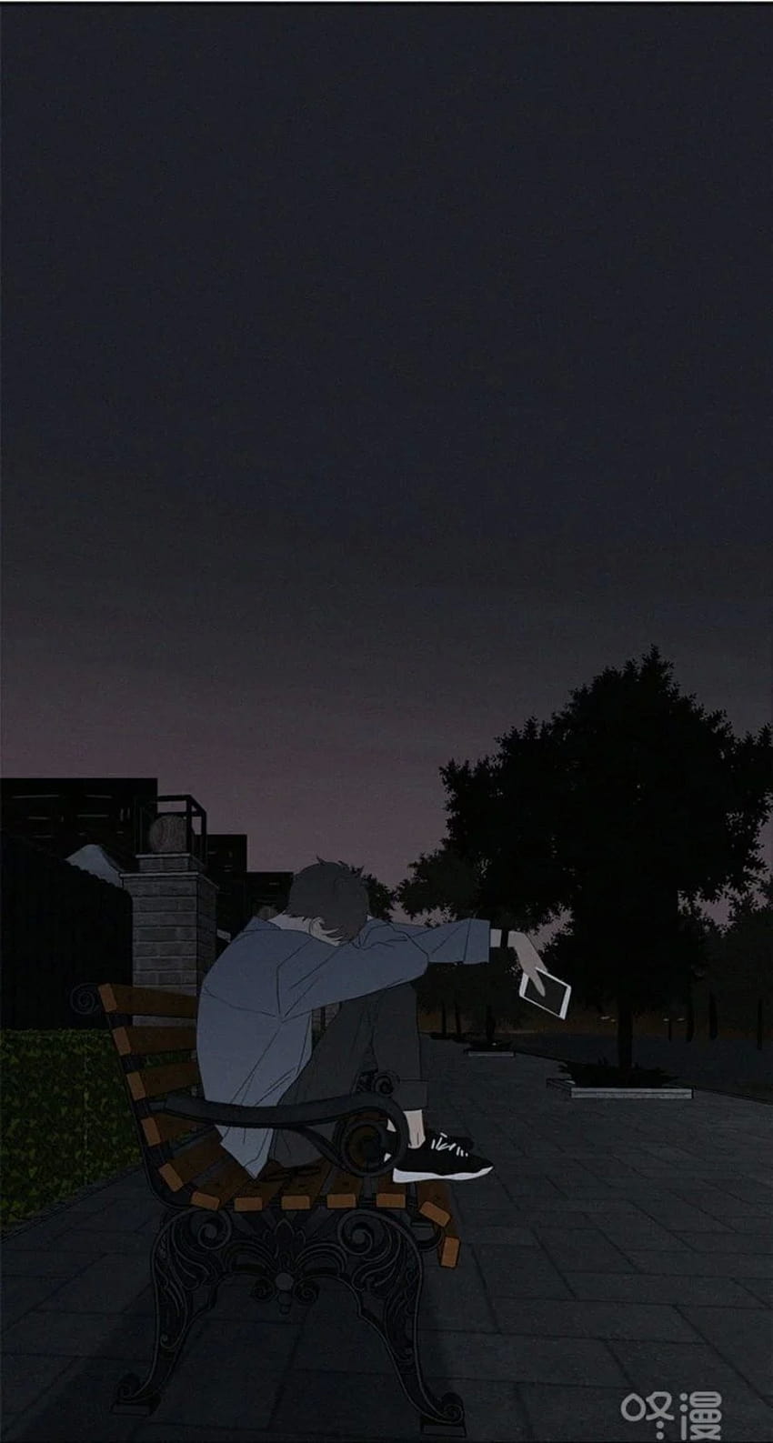 Smutni chłopcy z anime, estetyka smutnych chłopców z anime Tapeta na telefon HD