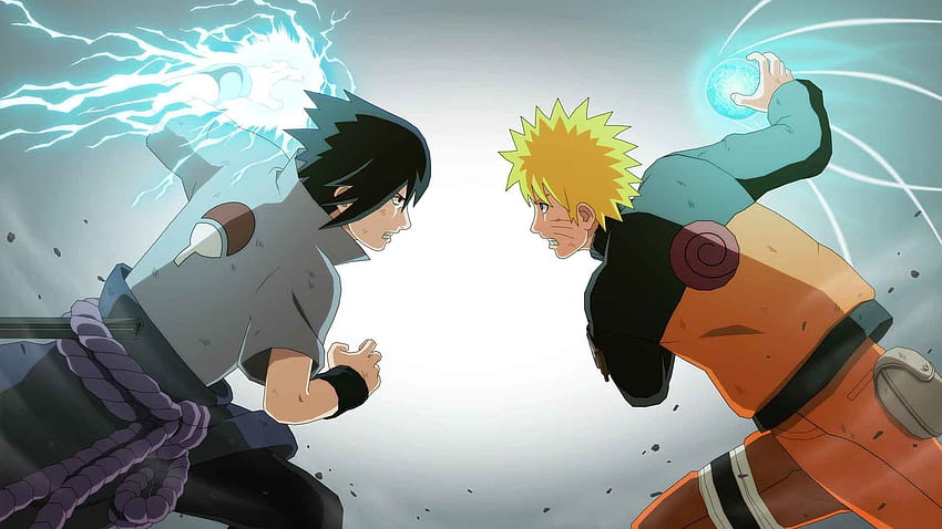 Batalla Naruto Vs Sasuke, pelea de naruto fondo de pantalla