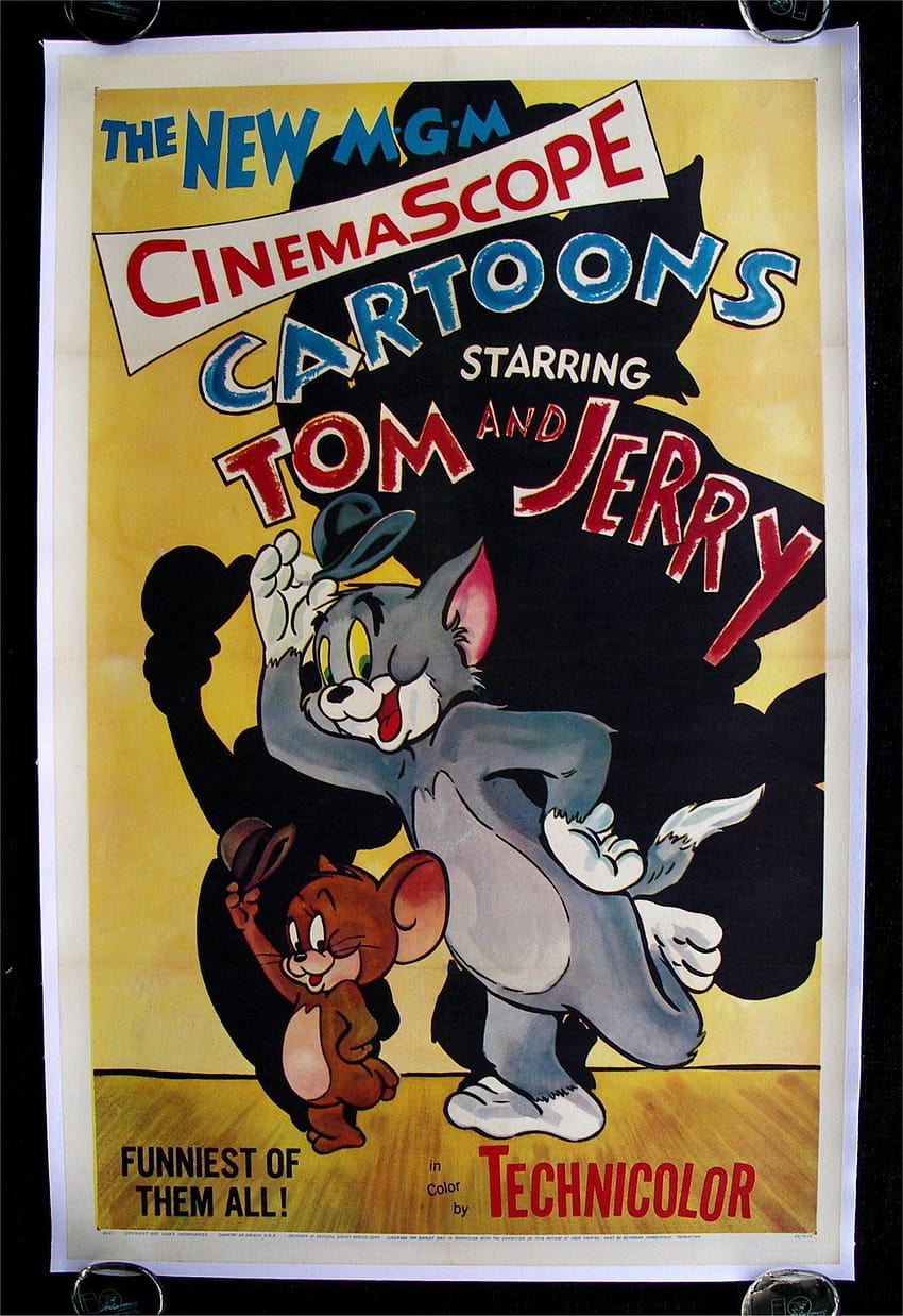 Cartone animato vintage Tom e Jerry, film di tom e jerry Sfondo del telefono HD