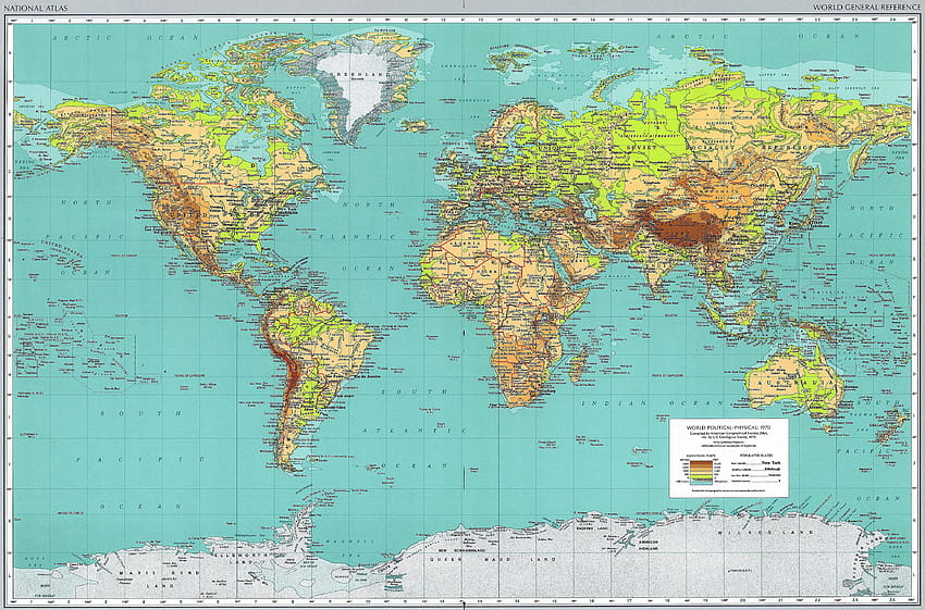 高解像度の印刷可能な世界地図、世界地図の高精細度 高画質の壁紙