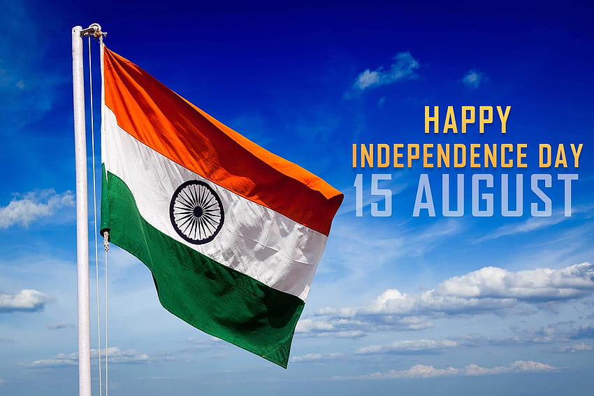 Hermoso día de la independencia india, 15 de agosto día de la independencia india fondo de pantalla