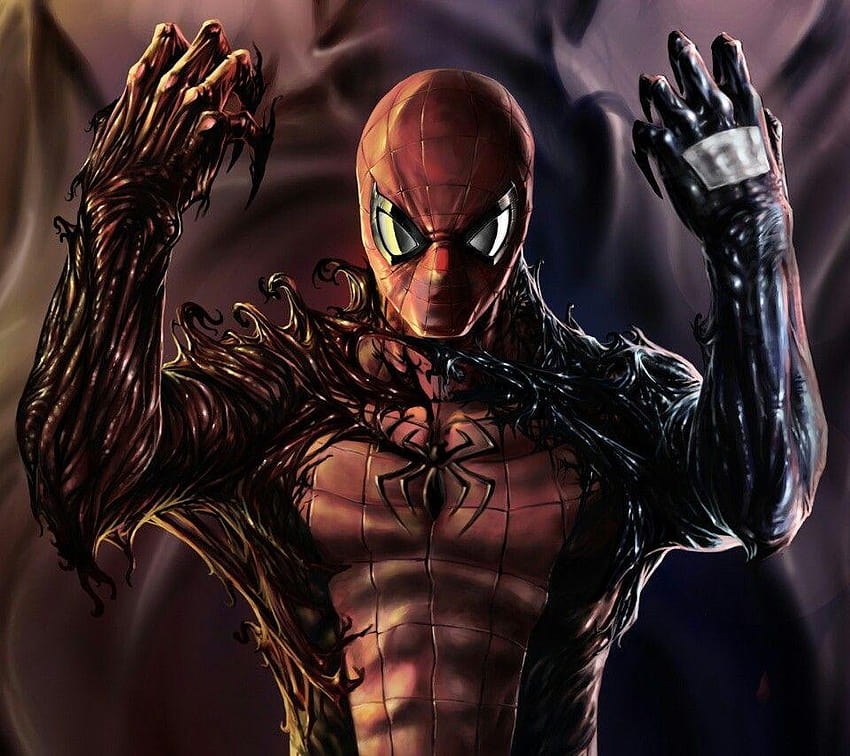 Fusion of spidey venom and carnage, superhero fusion HD wallpaper | Pxfuel