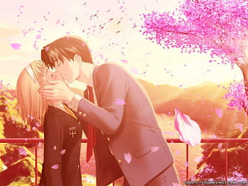 Cartoon love romantic kiss HD wallpapers | Pxfuel