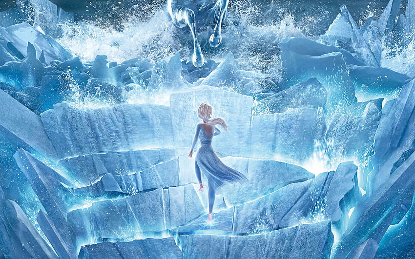 Elza in Ice Castle Ultra ID:4434 HD wallpaper