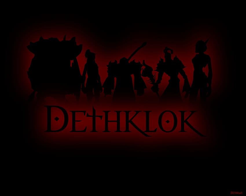 Dethklok and WoW by crazzehtimmeh, dethklok logo HD wallpaper