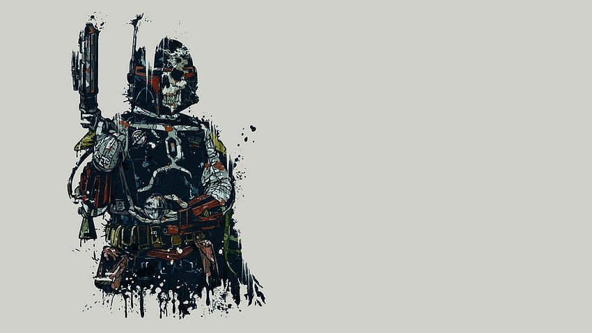 : Boba Fett Gwiezdne wojny Rysunek , cyfrowy/grafika Tapeta HD