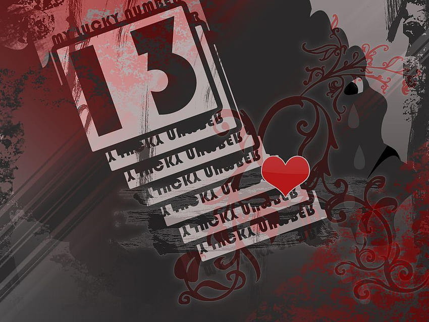 Lucky Number 13 by terast, lucky13 HD wallpaper
