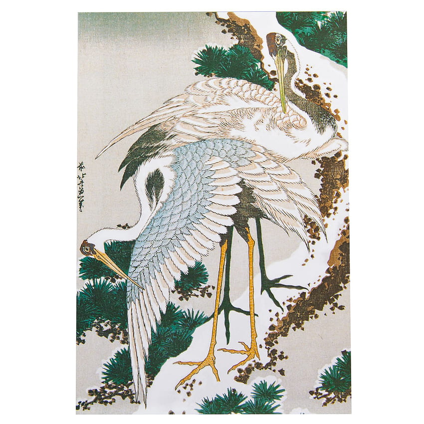 Japanese Woodblock Prints Cranes Hot Girls [1600x1600] สำหรับมือถือและแท็บเล็ตของคุณ วอลล์เปเปอร์โทรศัพท์ HD