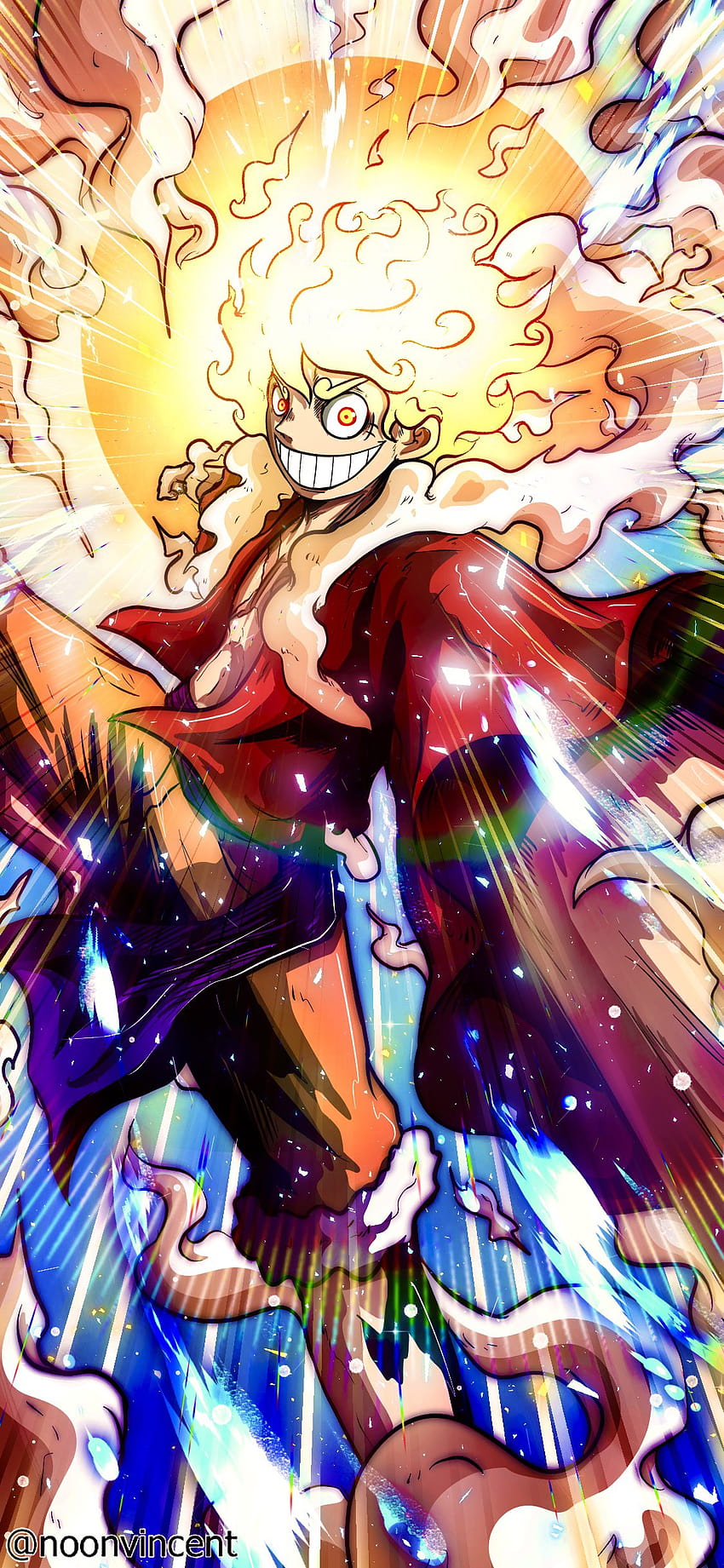 Luffy Gear 5 fan art that is really worth checking out, one piece gear 5 HD phone wallpaper