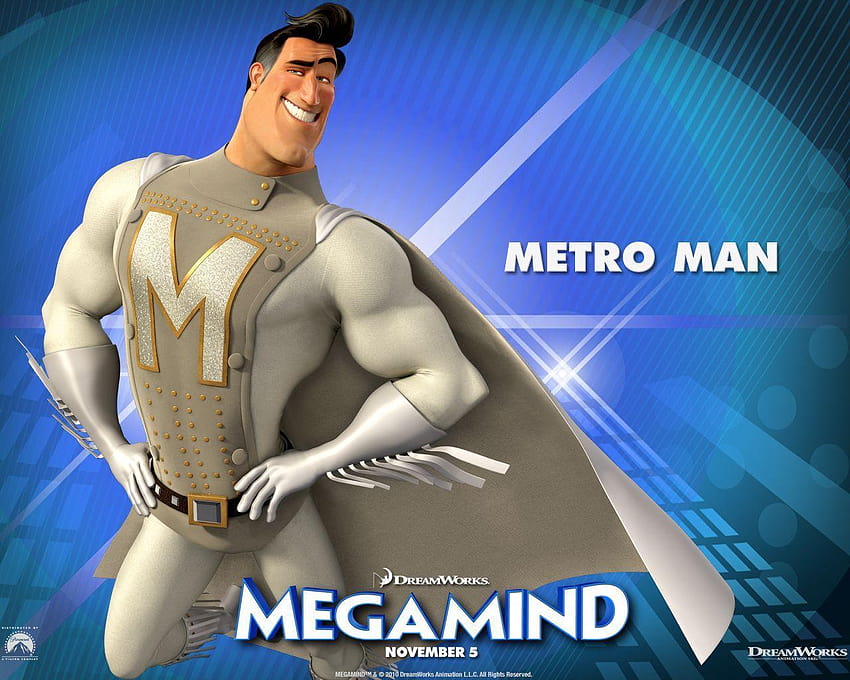 Metro Man dari Film Megamind Wallpaper HD