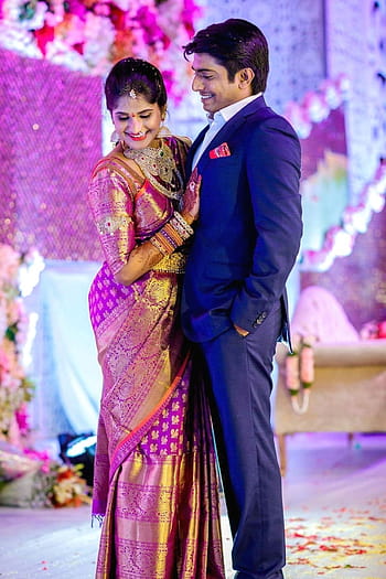 This Bride Aced The Saree Reception Look We Have Only Seen In Celebrit … |  Wedding couple poses photography, Wedding couple poses, Indian wedding  couple photography