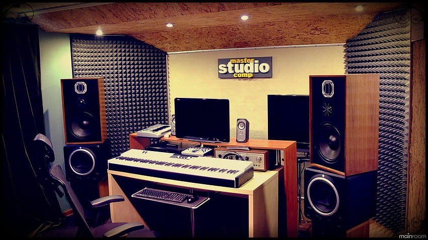 Studio Master Comp » Galeria do estúdio de gravação, home studio papel de parede HD