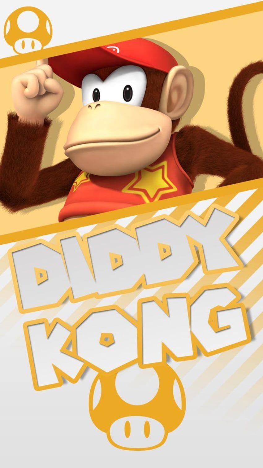 Diddy Kong Super Mario Phone by MrThatKidAlex24 HD phone wallpaper