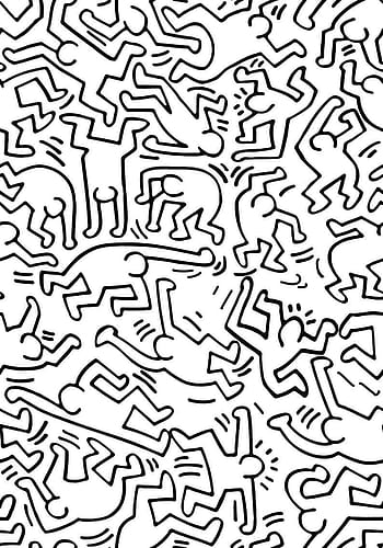 Keith Haring Removable Wallpaper Tile  Urban Outfitters