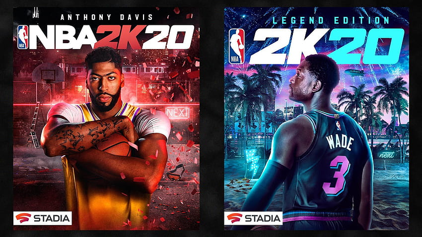 NBA 20 Out Now sur Google Stadia, nba 20 personnages Fond d'écran HD