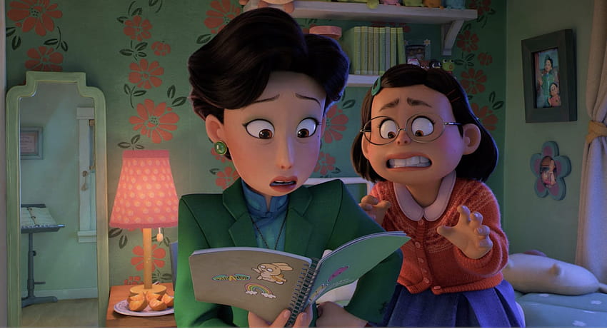 Wszystkie powody, dla których czerwienie Disneya i Pixara zasługują na bliższe przyjrzenie się, zmieniając kolor na czerwony ming lee Tapeta HD