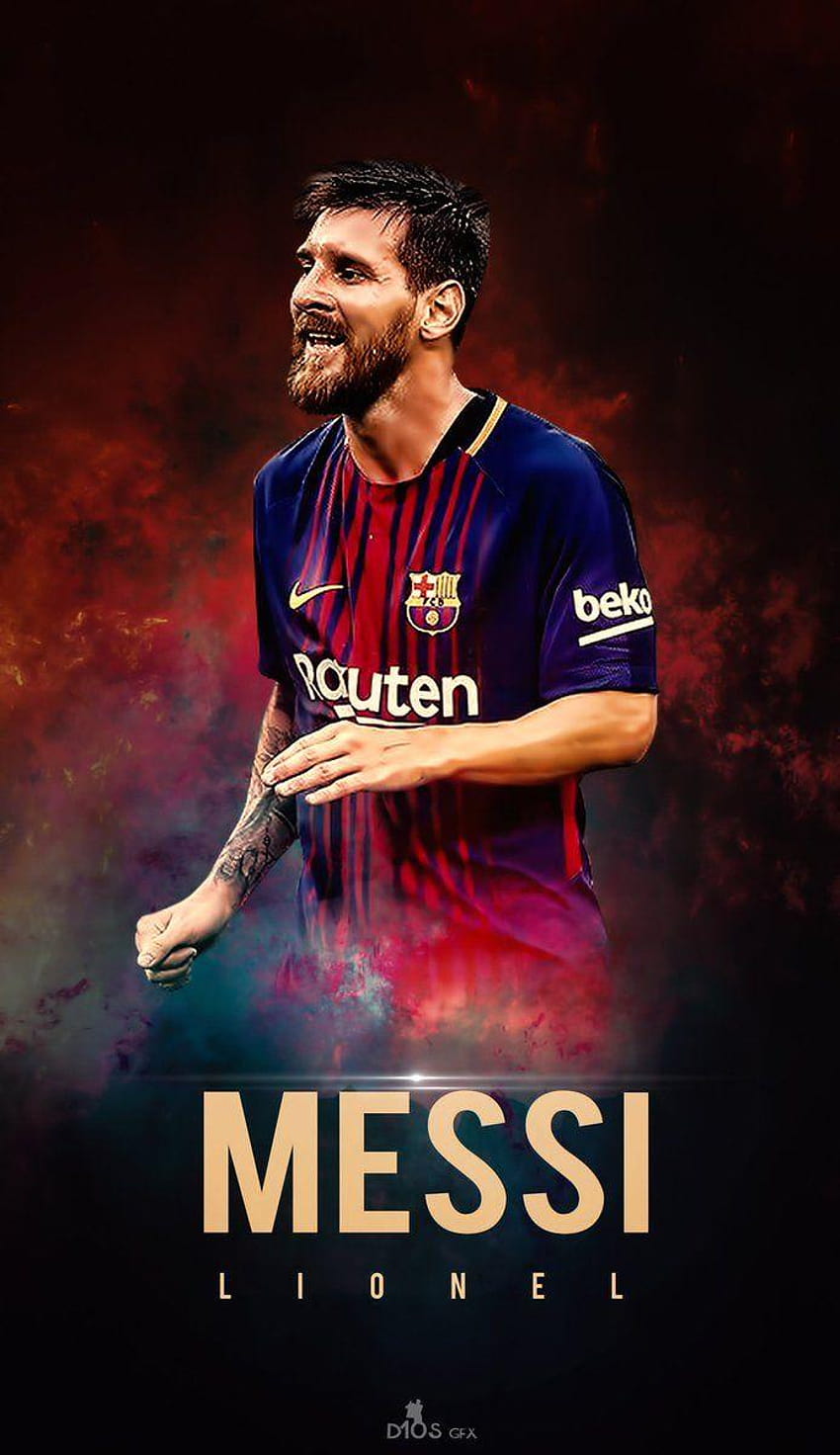 Leo Messi, Lionel Messi 2018 Tapeta na telefon HD