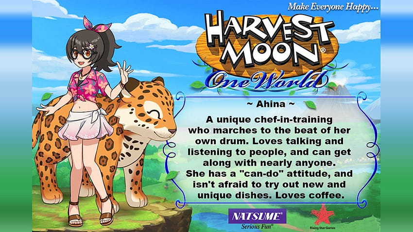 Meet Harvest Moon: One World's Bachelorette – Ahina : nintendowire HD wallpaper