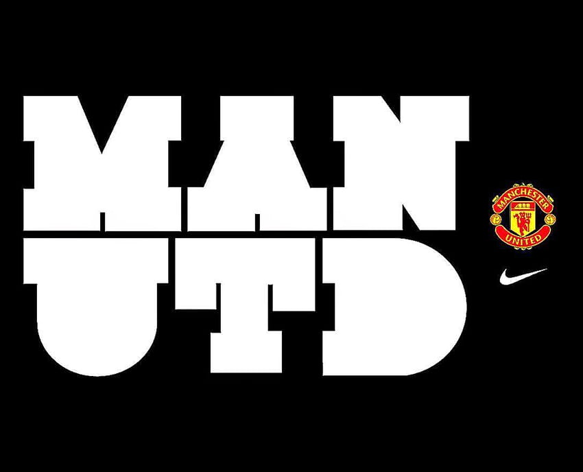Manchester united phone Group, of manchester united logo on black for  mobilr HD wallpaper | Pxfuel