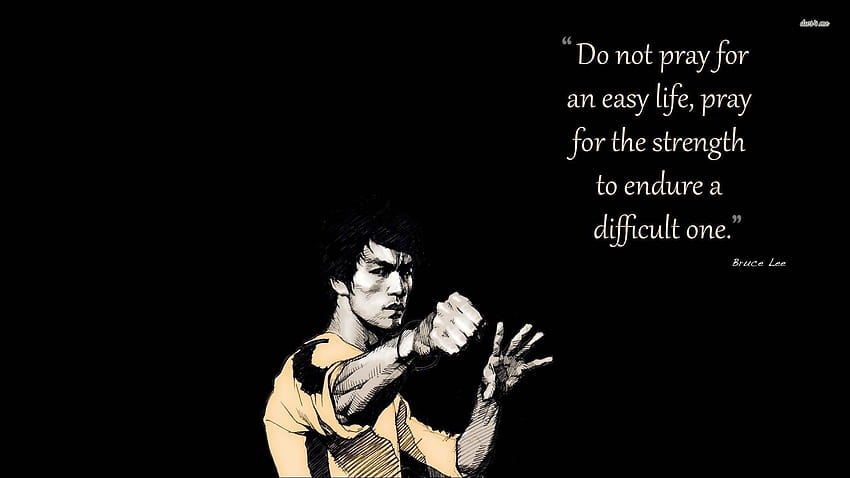 Bruce Lee inspirational quote HD wallpaper