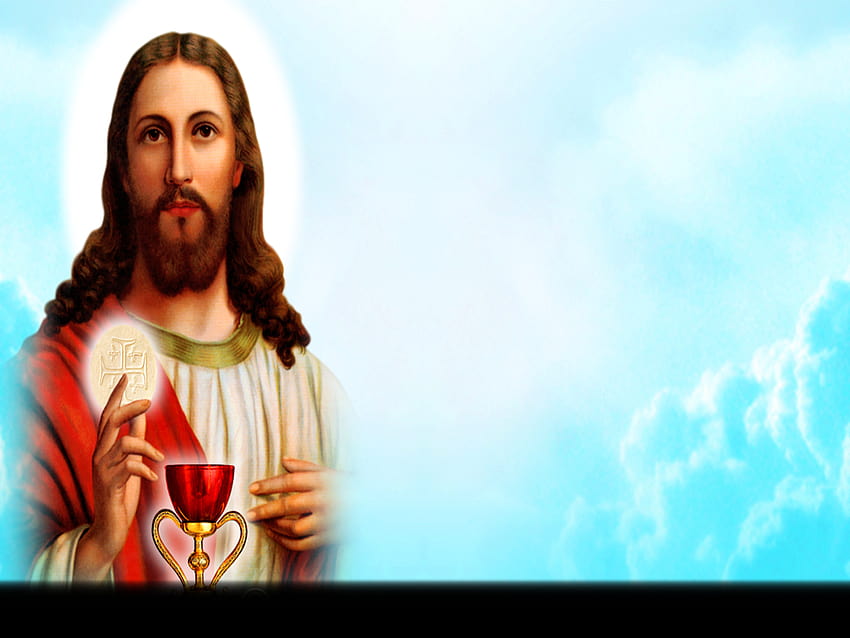 Heilige Messe ...: Heiligster Leib und Blut Jesu Christi / Corpus Christi HD-Hintergrundbild