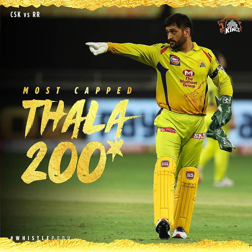 Chennai Super Kings บน Instagram: “Your Most Special gets to a super special number., thala dhoni วอลล์เปเปอร์โทรศัพท์ HD