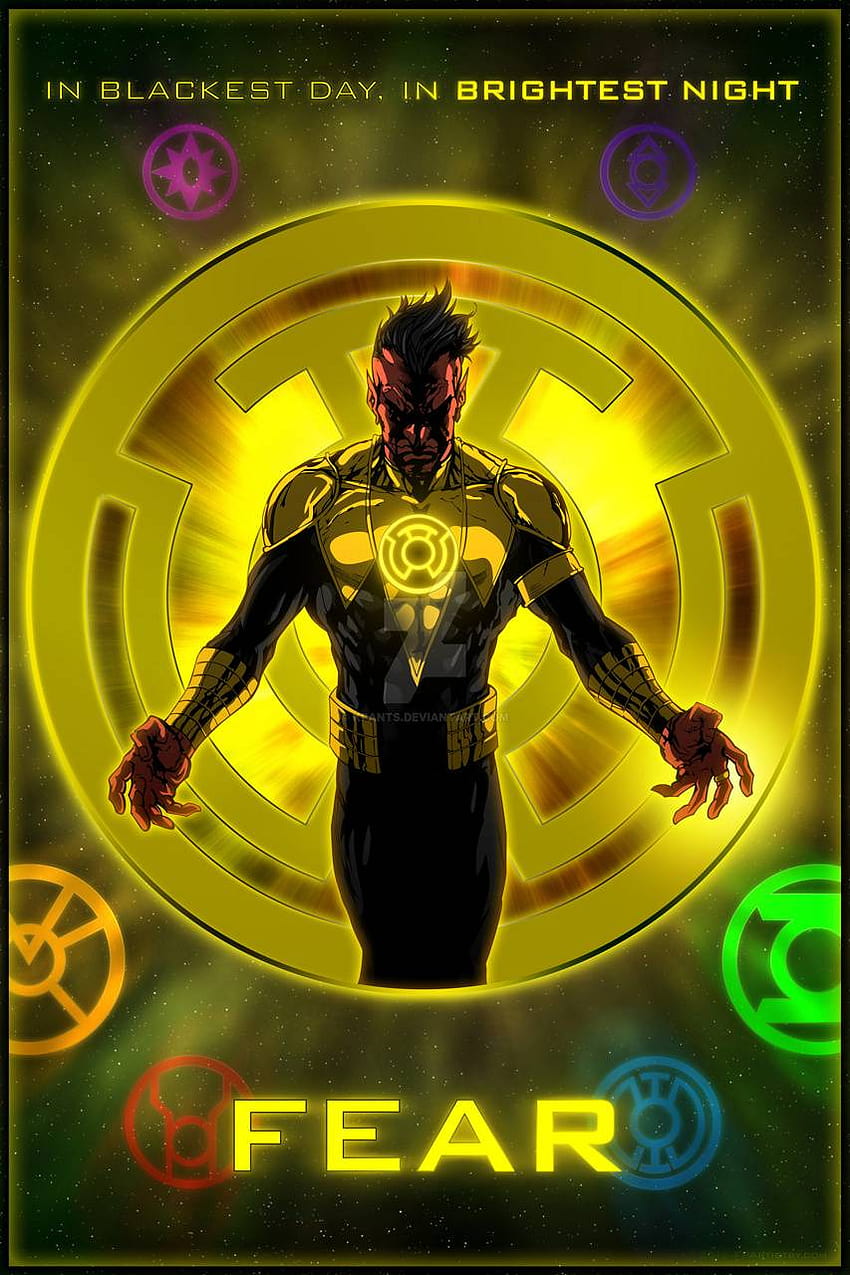 Yellow Lantern posted by Ethan Anderson, yellow lantern suit HD phone wallpaper