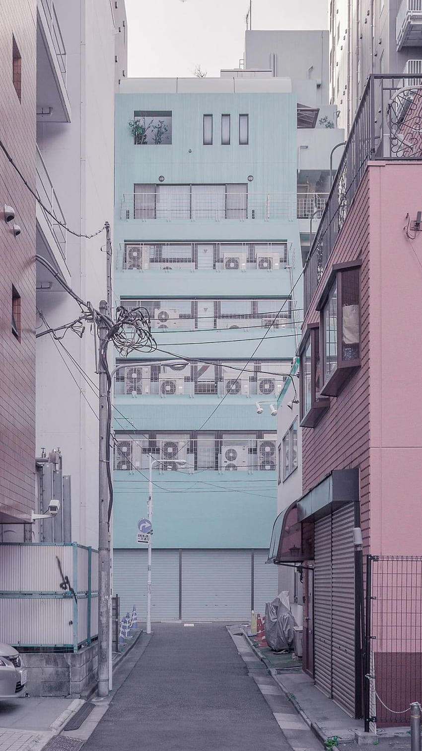 Japan Aesthetic iPhone, japanese city aesthetic pink HD phone wallpaper