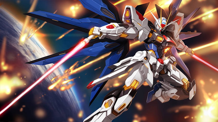 Best 4 Strike dom Gundam on Hip, gundam pc HD тапет