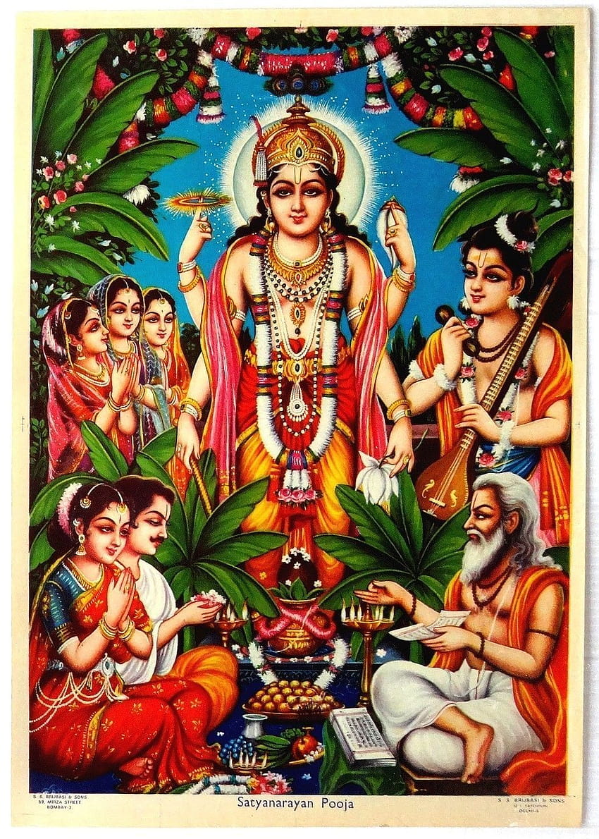Satyanarayan Pooja ., satyanarayan puja wallpaper ponsel HD