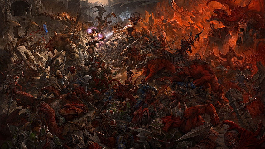 Warhammer war battles, warhammer fantasy battle HD wallpaper