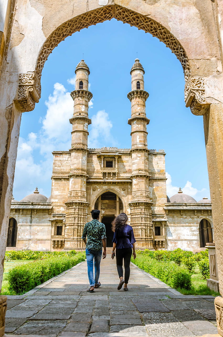 4k Free Download Champaner Pavagadh Archaeological Park In The