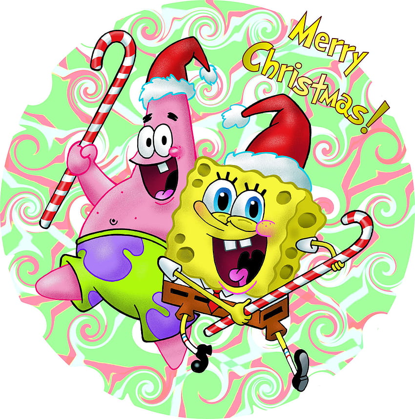 Christmas Spongebob, sponegbob christmas HD phone wallpaper